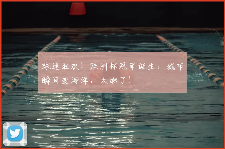球迷狂欢！欧洲杯冠军诞生，城市瞬间变海洋，太燃了！
